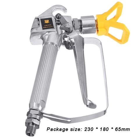 Airless Paint Spray Gun 3600psi High Pressure Spray Gun With 517 Tip Searchfindorder