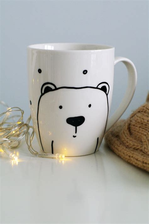 Polar Bear Mug Momma Bear Mug Ours Kid Coffee Cup Mom Bear Etsy Mom