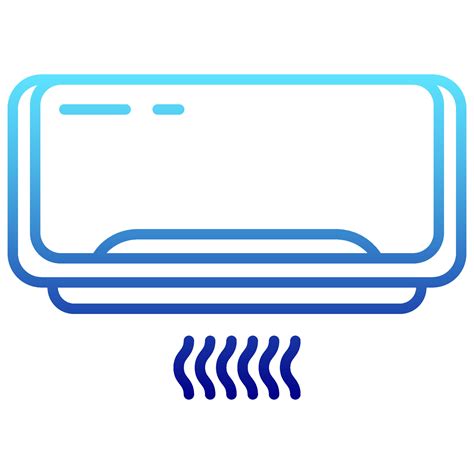 Air Conditioner Icon With Transparent Background 9537744 Vector Art At