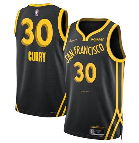 Stephen Curry Golden State Warriors Black City