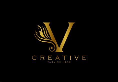 Letter V Luxury Logo Template Vector Art At Vecteezy