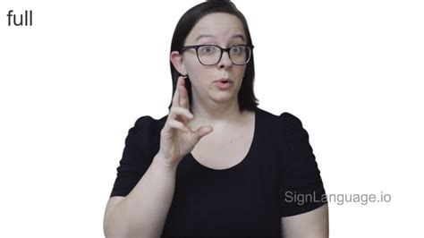 Full In Asl Example 3 American Sign Language