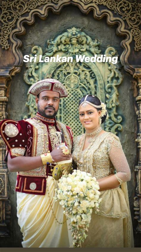 Sri Lankan Wedding Wedding Couple Poses Bride Bridal Style