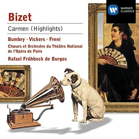 Bizet Carmen Highlights De Grace Bumbry Jon Vickers Mirella Freni