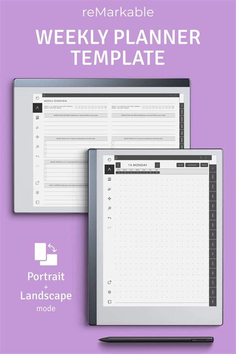 Remarkable Weekly Planner Template Planner Pdf Weekly Planner Ideas