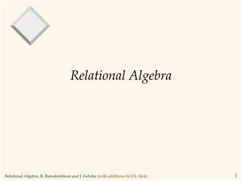 Ppt Relational Algebra Powerpoint Presentation Free Download Id