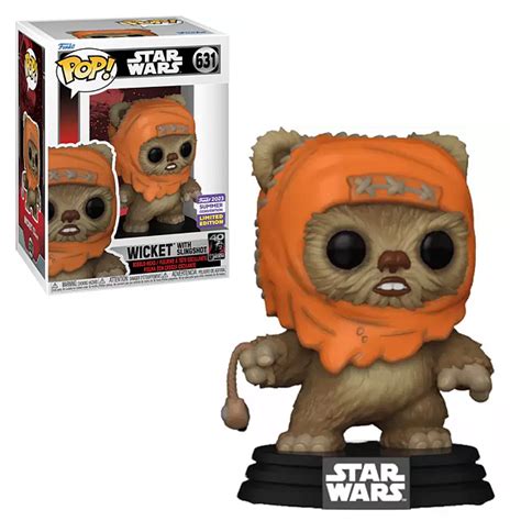 Funko Pop Star Wars Return Of The Jedi Wicket Slingshot Game