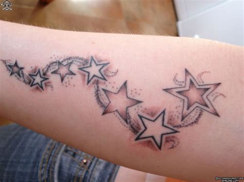 Stars Tattoo On Arms Great Tattoo Design Ideas Star Tattoo Designs