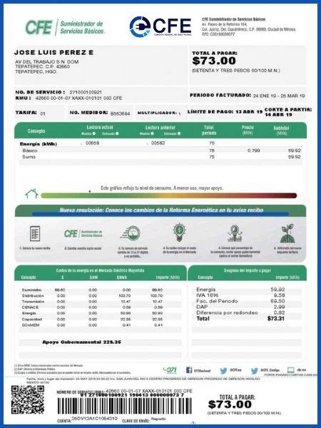 Imprimir Recibo De Luz Cfe Consulta R Pido En L Nea