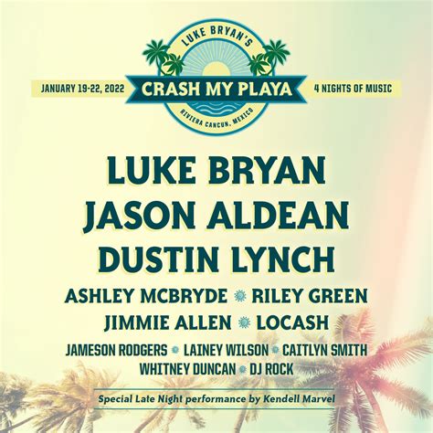 Crash My Playa 2022 Lineup Grooveist