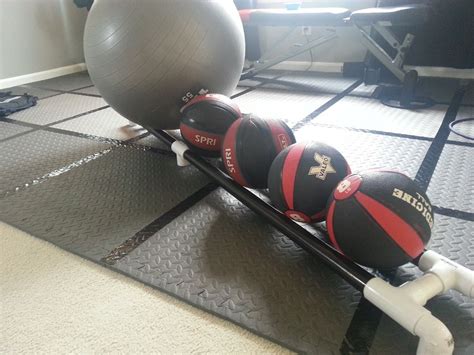 Make Your Own Medicine Ball Rack Free Coaching And Advice To Helping