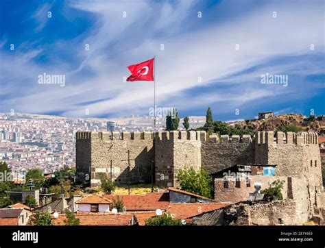 Ankara Castle, Ankara capital city of Turkey Stock Photo - Alamy