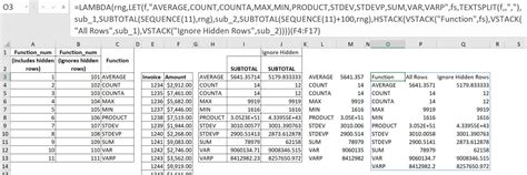 Subtotal And Dynamic Arrays In Excel Part 4 A4 Accounting