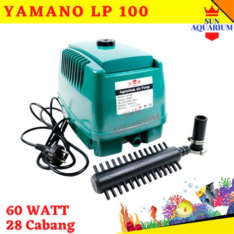 Pompa Aerator Kolam Ikan Besar Yamano LP 100 Pompa Udara Aqurium