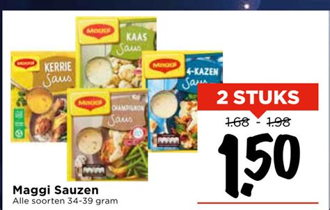 Maggi Saus Folder Aanbieding Bij Vomar Details