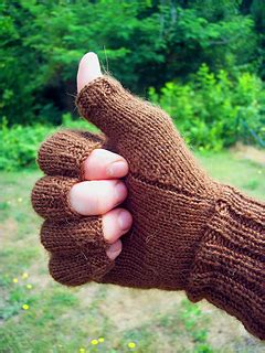 Ravelry: Men's Fingerless Gloves pattern by J. Campbell