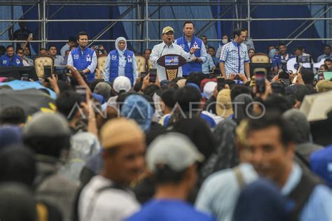 Prabowo Hadiri Kampanye Akbar Partai Demokrat Di Malang ANTARA Foto