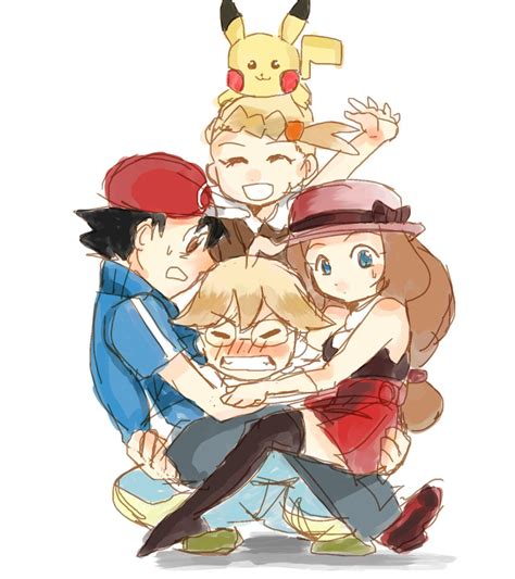 Pokemon Xy Anime Serena Ash Bonnie And Clemont Pokemon Kalos Pokemon Memes Pokemon