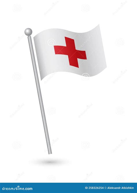 Red Cross Flag Editorial Stock Image Illustration Of Patriotism