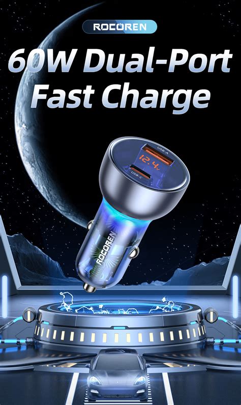 W Pd Car Charger Rocoren Simple For Life