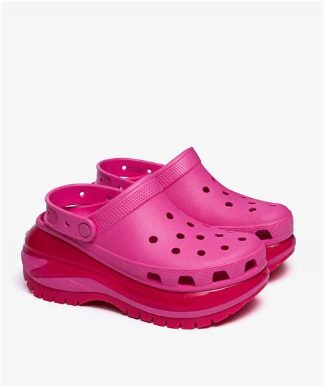 Pink Crocs Classic Mega Crush Clog Svd Kuwait