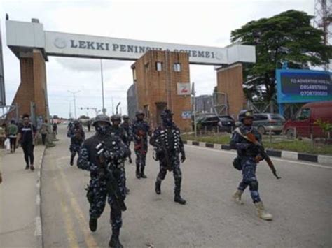 Ready For Obidient Rally Police Officers Take Positions In Iconic