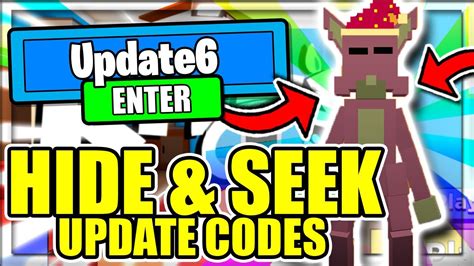 ALL NEW SECRET OP WORKING CODES HIDE AND SEEK UPDATE 6 Roblox