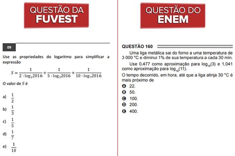 Entenda a diferença entre as provas objetivas da Fuvest e do Enem