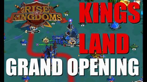 Kings Land Grand Opening With City Rallies Field Battles And Flag