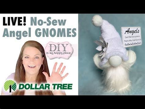 Live Diy Tutorial Craft Party To Learn To Make Adorable Angel Gnomes