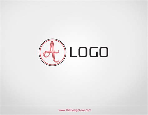 Free Vector Red a Logo