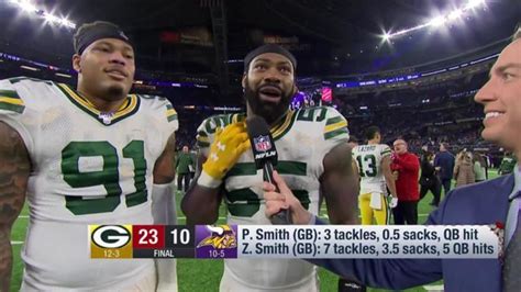 Green Bay Packers Outside Linebacker Zadarius Smith Gets Emotional