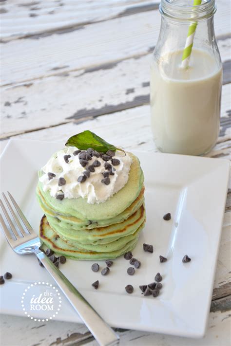 Mint Chocolate Chip Pancakes The Idea Room