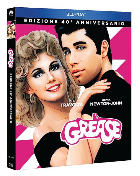 Grease 40th Anniversary Edition [blu Ray] Amazon Es Newton John