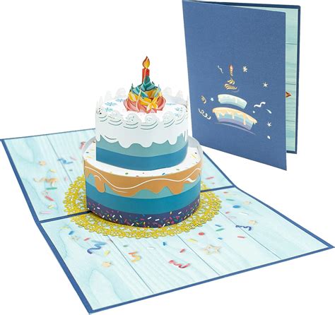 Carte Anniversaire 3D Pop Up Cartes de Vœux Anniversaire Happy