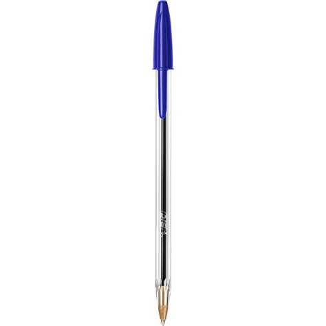 BIC Cristal Stylo à bille bleu 1 mm pointe moyenne Pas Cher