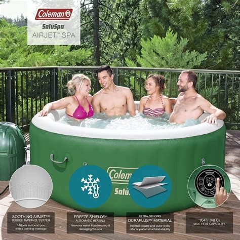 Coleman E Saluspa Inflatable Hot Tub Spa Pack Of