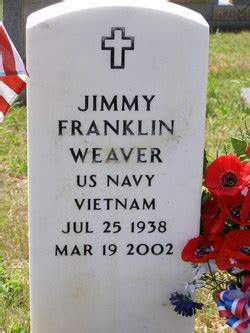 Jimmy Franklin Weaver M Morial Find A Grave