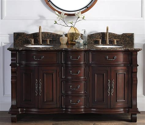 64 Timeless Classic Style Double Sink Bathroom Vanity