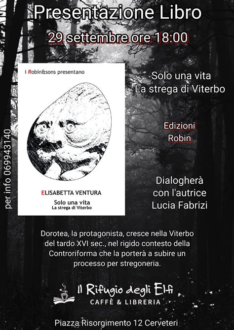 Cerveteri Oggi Al Caffè Libreria Il Rifugio Degli Elfi La Presentazione