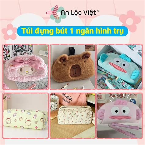 HỘP BÚT CỰC HOT GIÁ SIÊU SỐC Túi đựng bút học sinh Hộp bút cực hot với họa tiết dễ thương