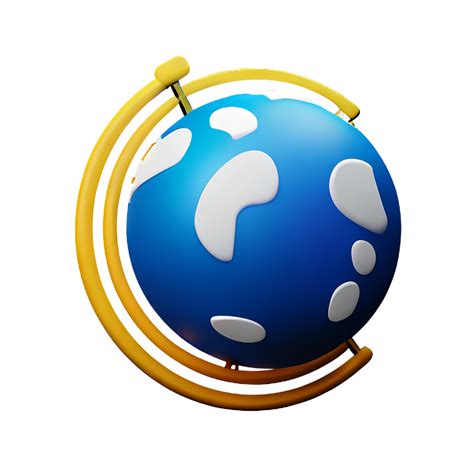 world globe 3d rendering icon illustration 29254120 PNG