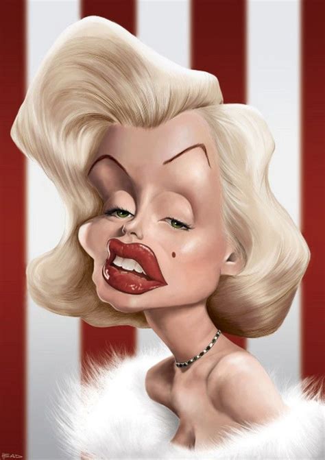 Mariline Monroe Caricaturas De Famosos Caricaturas Divertidas Hot Sex