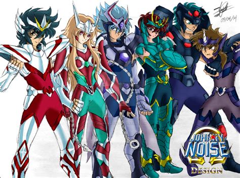 Saint Seiya New Age Bronze Saints Final Color By Johnnynoise On