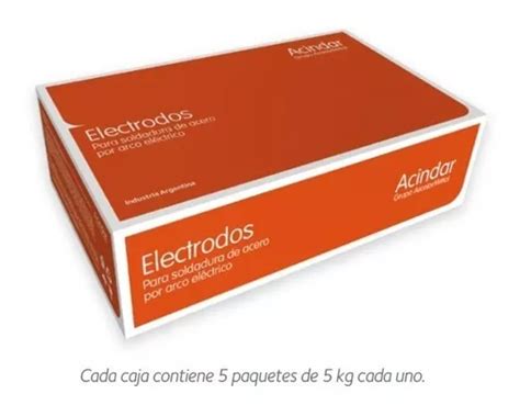 Electrodos Soldar Acindar Punta Azul Mm Caja Kg