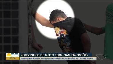 Bom Dia ES Rolezinhos de moto terminam em prisões na Grande Vitória