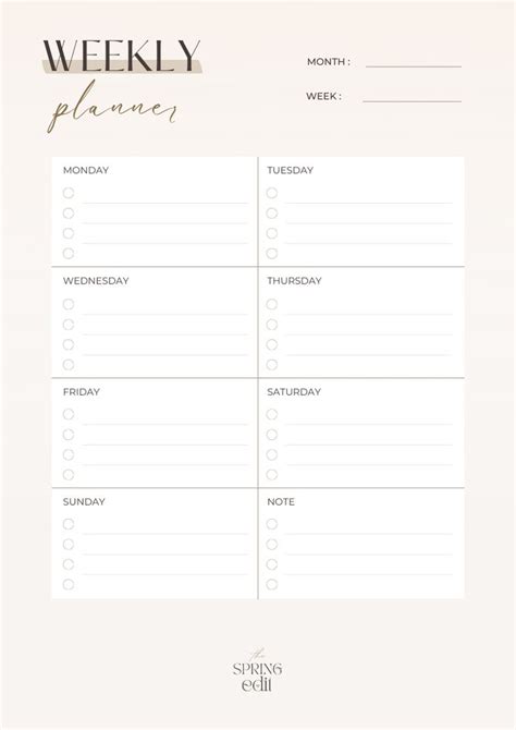 Free Classy September Calendar Templates The Spring Edit