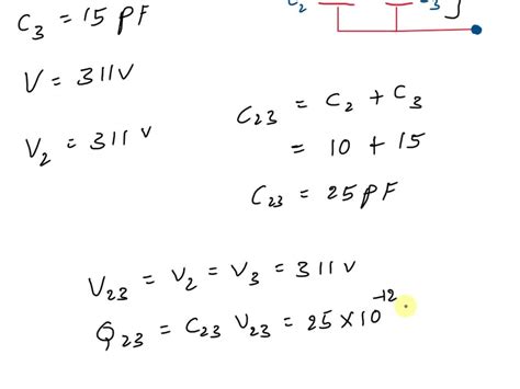 SOLVED 1 Three Capacitors Are Arranged As Shown In The Figure C Has