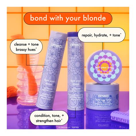 Buy Amika Bust Your Brass Cool Blonde Repair Conditioner Sephora