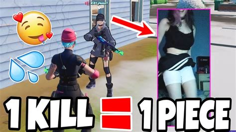 1 Kill Remove 1 Piece Of Clothing Fortnite Challenge Youtube